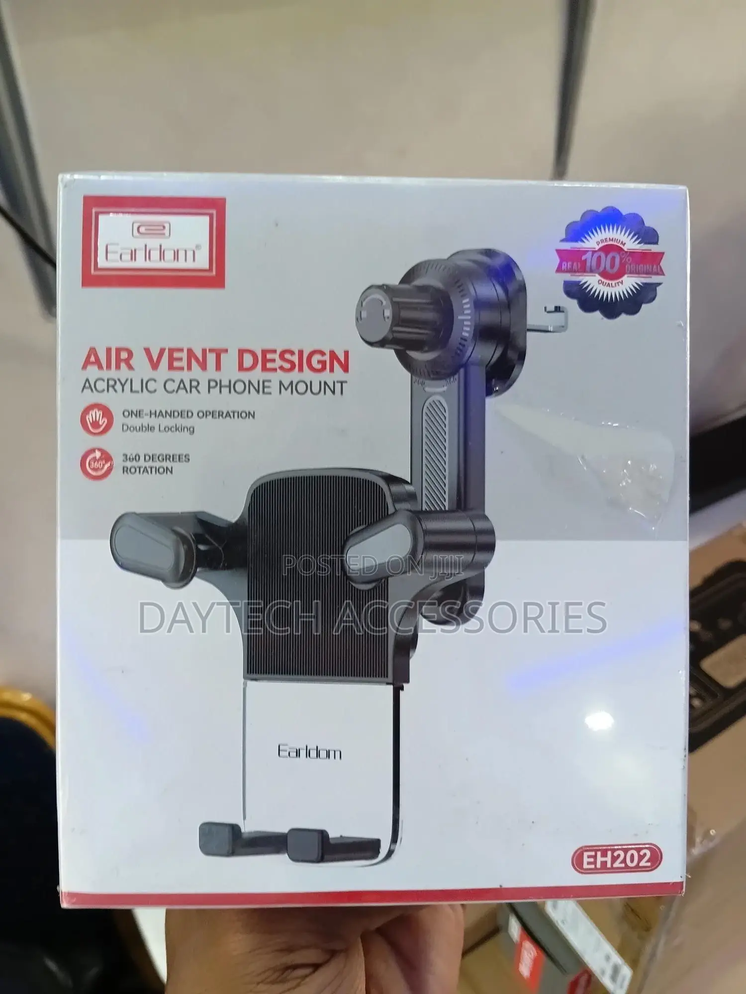 Earldom Universal Car Phone Holder Adjustable Gravity Air Vent