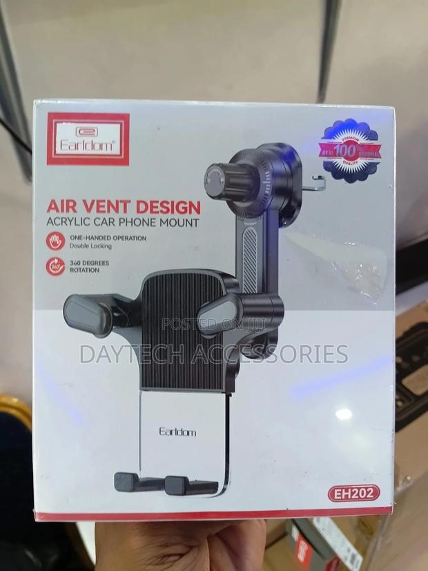 Earldom Universal Car Phone Holder Adjustable Gravity Air Vent - thumbnail 3