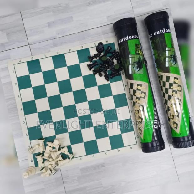 Large Roll Up Chess Mat Game - thumbnail 2