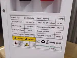 Yachu 5.12kwh 100ah Lithium Battery