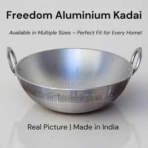 Karai :Freedom Aluminium Karai – Durable Even Heat Cooking Pan