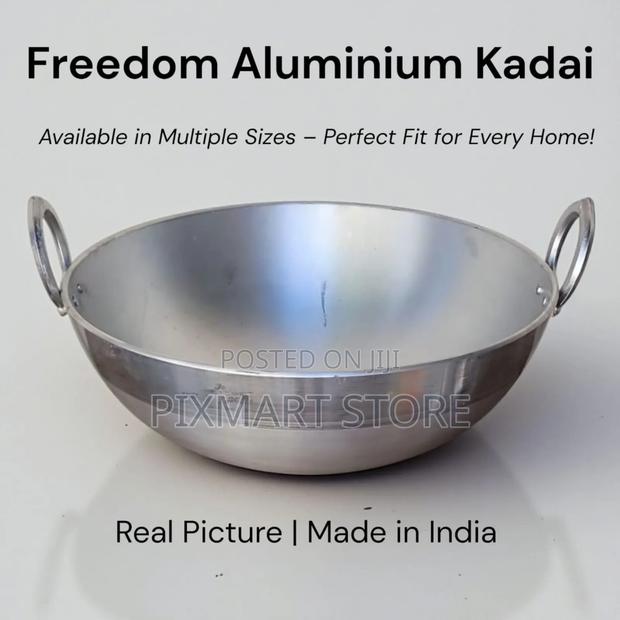Karai :Freedom Aluminium Karai – Durable Even Heat Cooking Pan