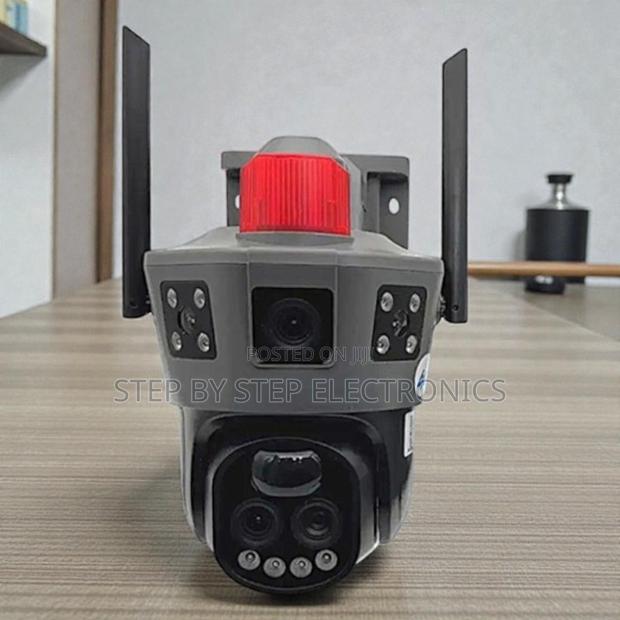 Built in Rechargeable Battery Dual Lens Loud Speaker Electric Camera - main view