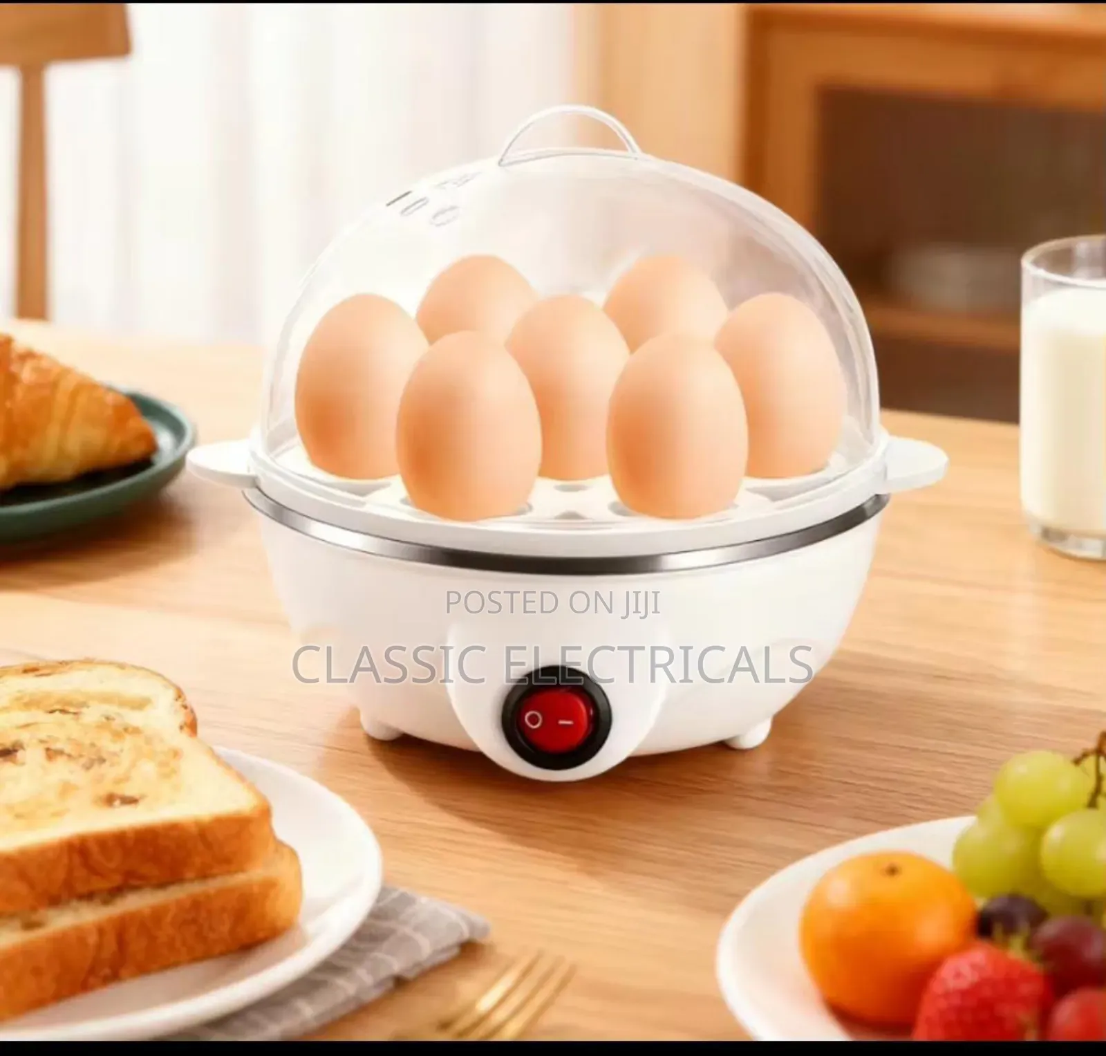 7 Grid Multifunction Electric Egg Boiler Cooker,Mini Steamer Poacher