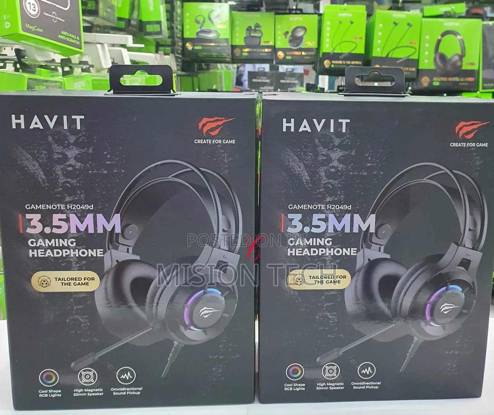 Gamenote H2049d 3.5mm Gaming Headphones. * 