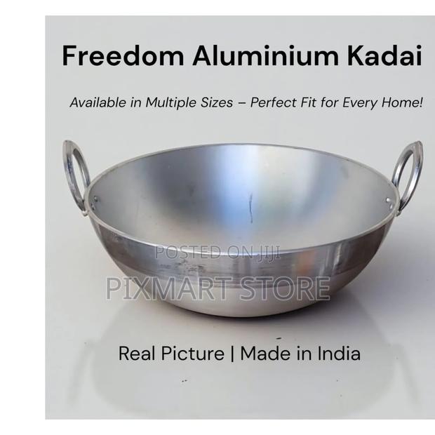 Freedom Aluminium Kadai No12–16 | Lightweight Long-Lasting