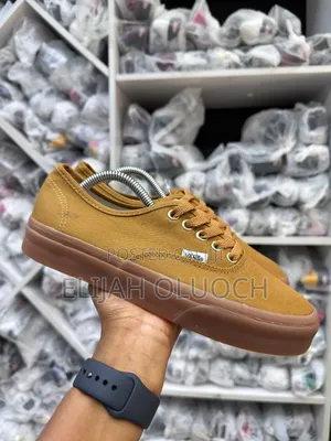 All Brown Plain Color Vans