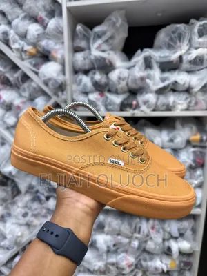 All Brown Plain Color Vans