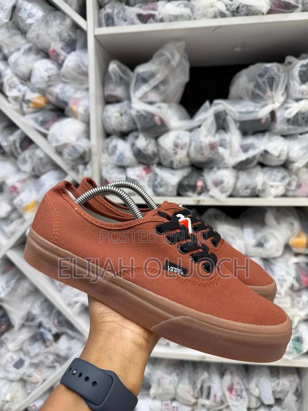 All Brown Plain Color Vans - thumbnail 4