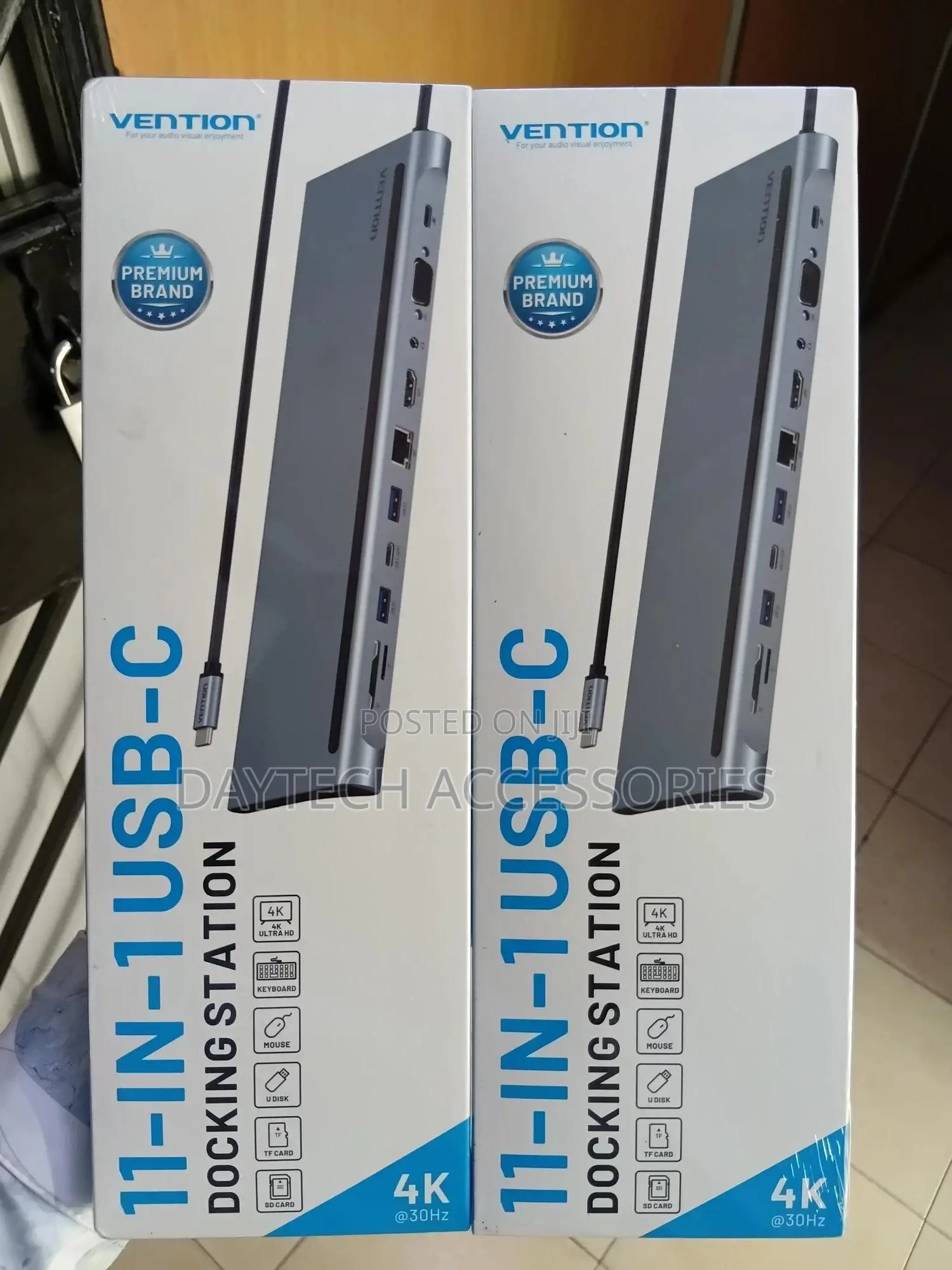 Vention Usb-C Multi- Functional 11 in 1 Docking Station Hub Adapter
