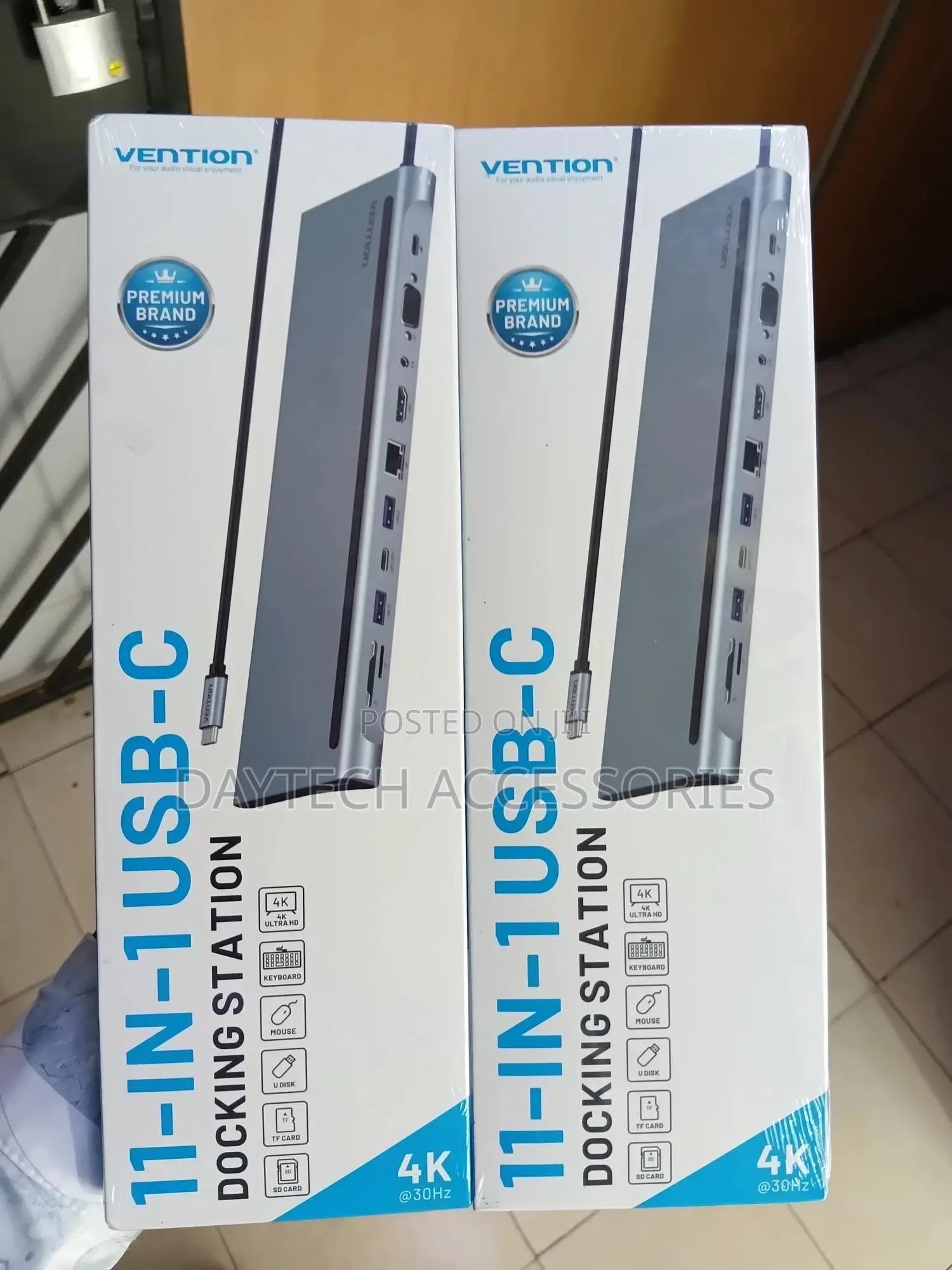 Vention Usb-C Multi- Functional 11 in 1 Docking Station Hub Adapter
