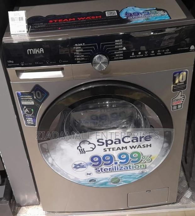 *Mika 10kg Fully Automatic Washing Machine Washer Spin 1500rpm 2yr