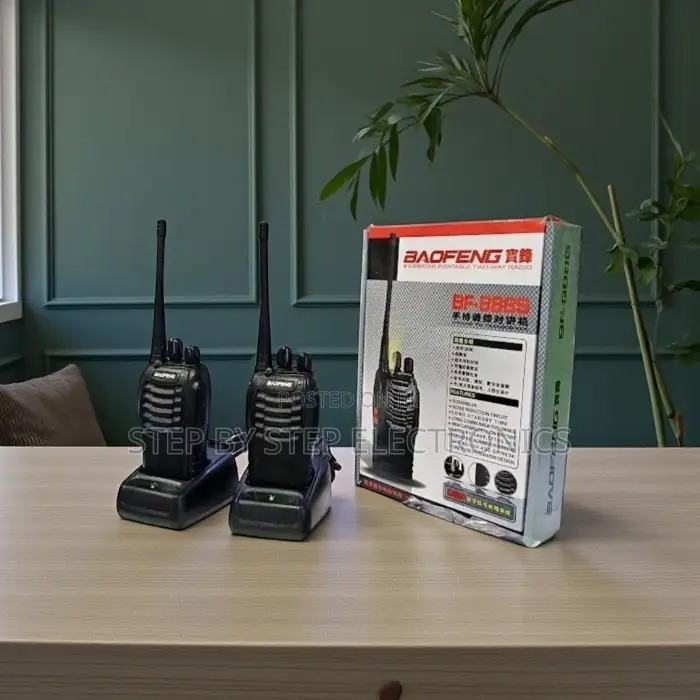 Security Portable Baofeng Bf-888s Walkie Talkie Radio Calls- 2 Pieces