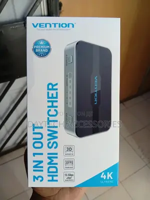 Vention 3 in 1 Out Hdmi 2.0 Switcher Grey Aluminium Alloy