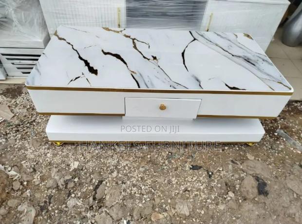 Sleek Marble Coffee Table – Perfect Modern Living Space