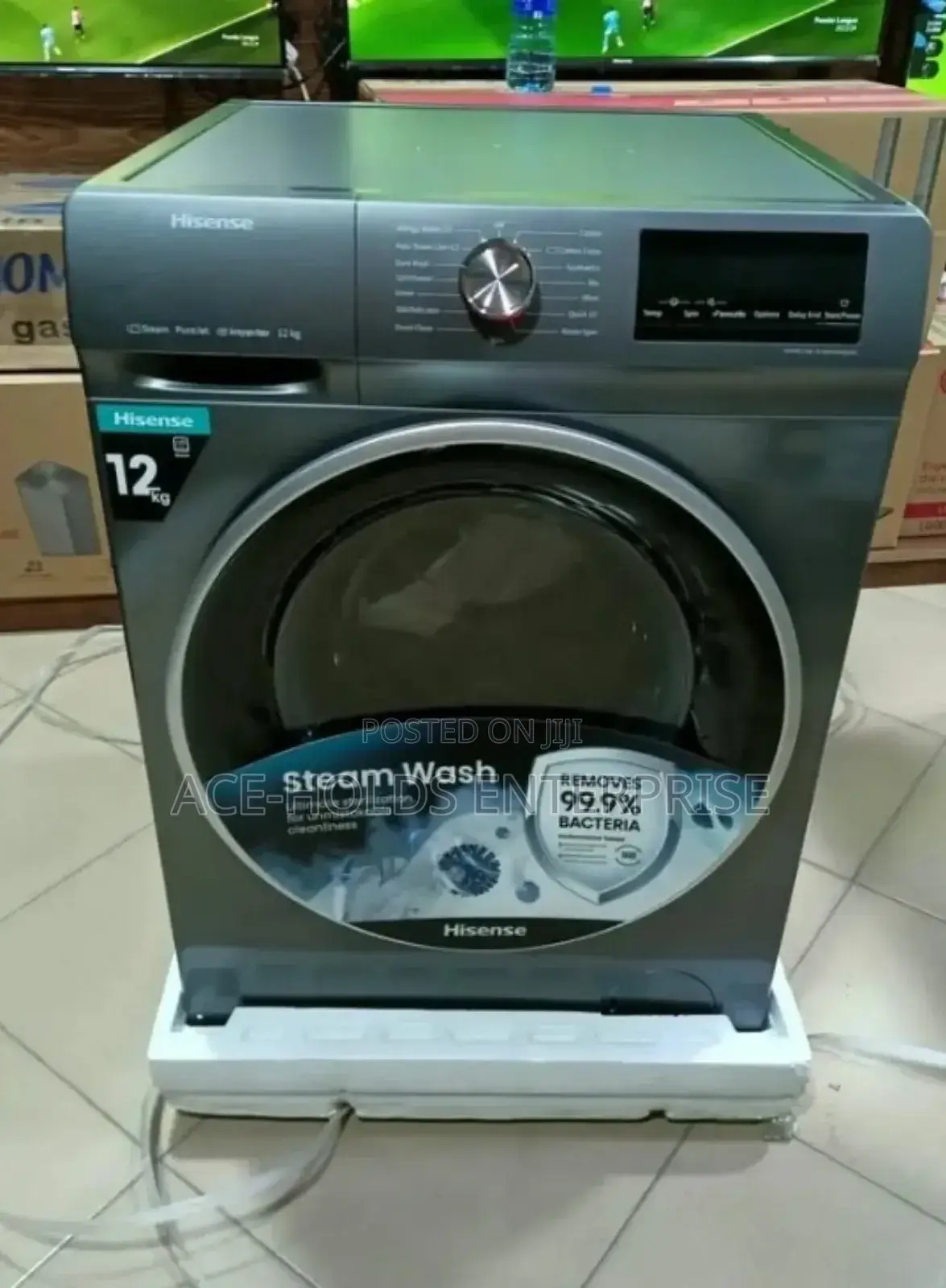 12kgs Hisense Washing Machine - Front Load Wash and Spin