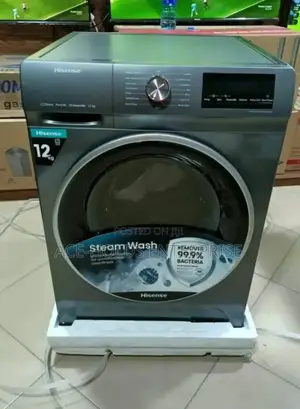 12kgs Hisense Washing Machine - Front Load Wash and Spin