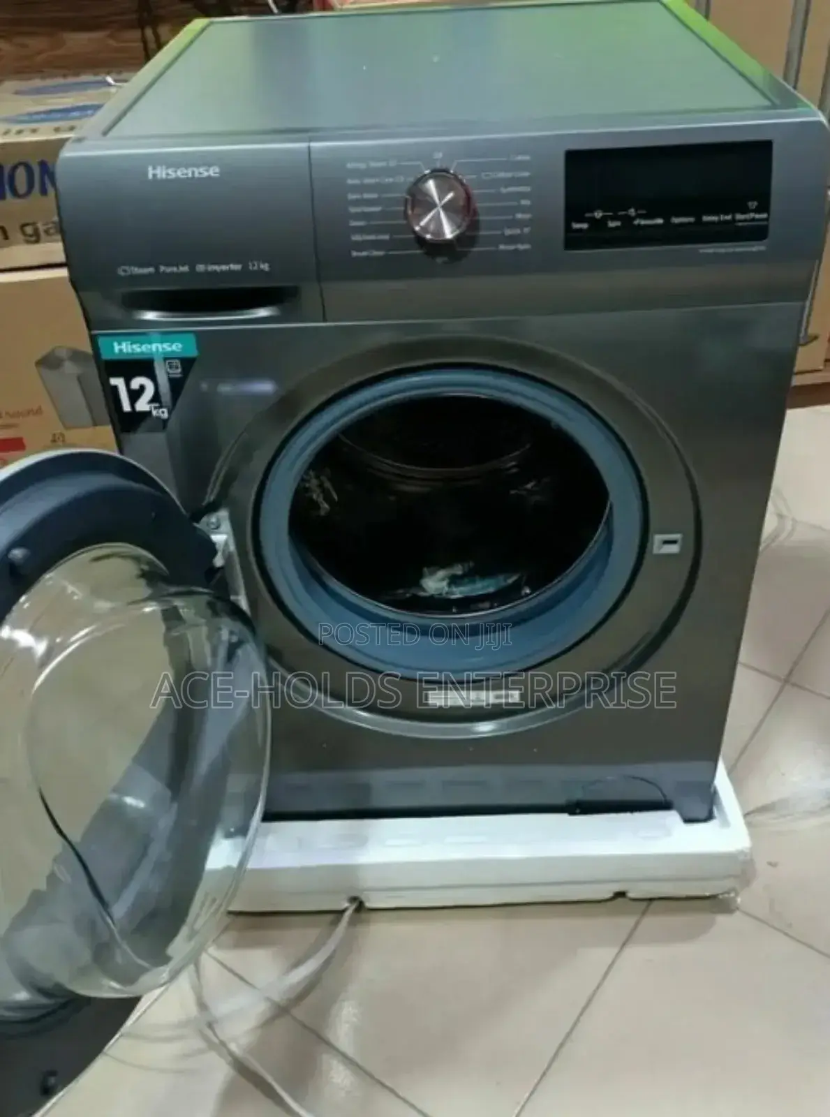 12kgs Hisense Washing Machine - Front Load Wash and Spin