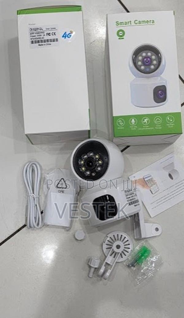 4mp 4g Dual Lens Indoor Camera Motion Detection Audio-Video Recording