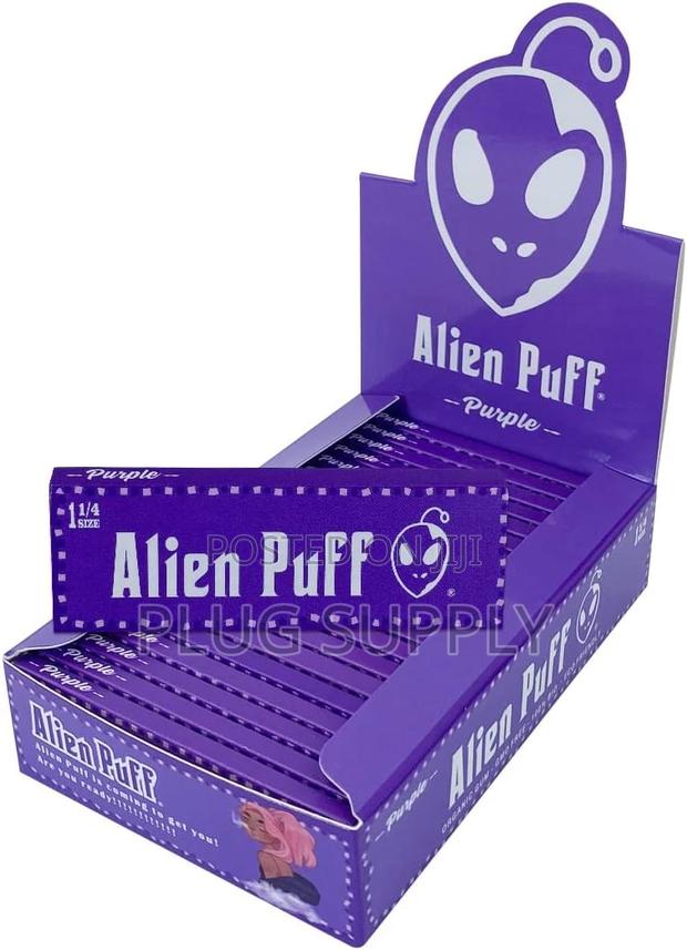 Alien Go 1 1/4 Size Purple Rolling Papers - thumbnail 6
