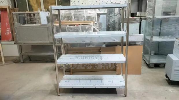 Rack(Stainless Steel 4 Tier Kitchen Storage Rack): - main view