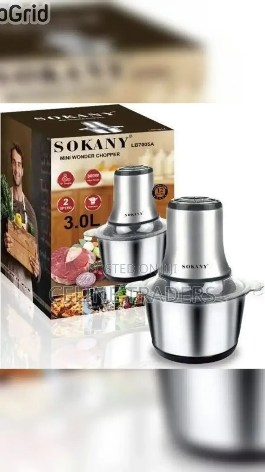Sokany Electric Meat Grinder, or Mincer and Vegetable Chopper