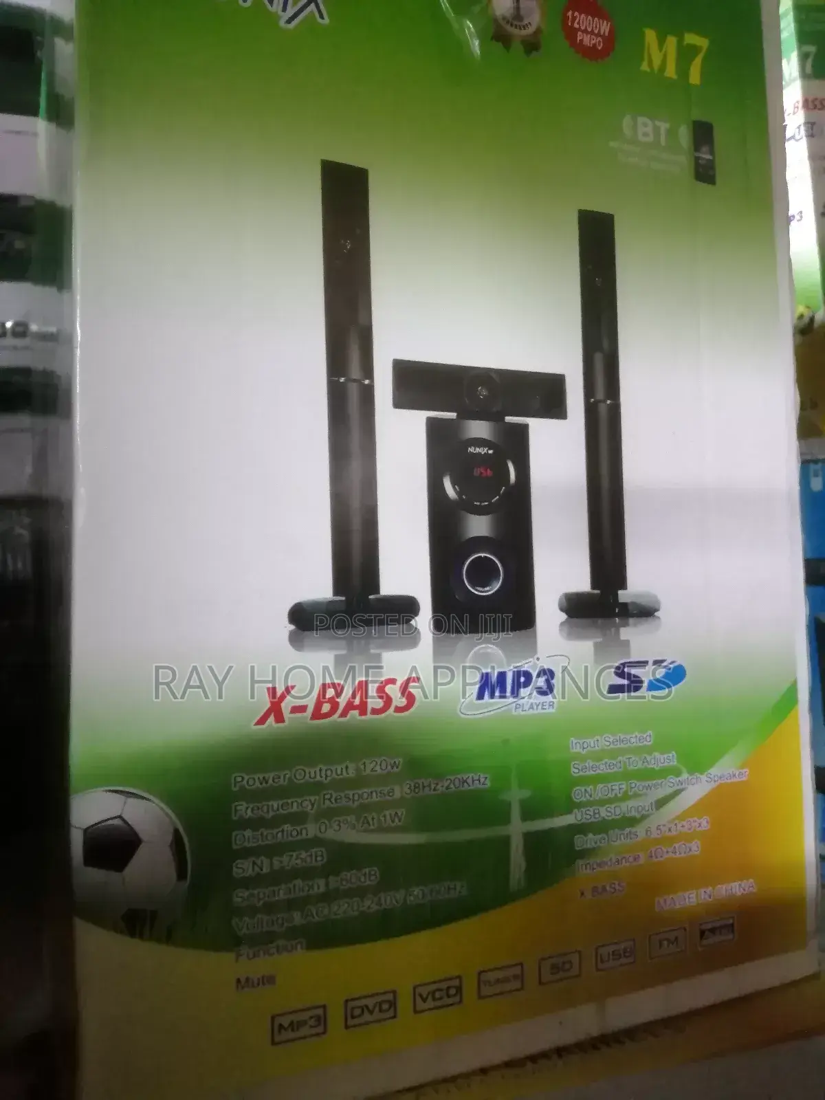 Nunix 3.1ch Nu- M7 Home Theater Speaker System
