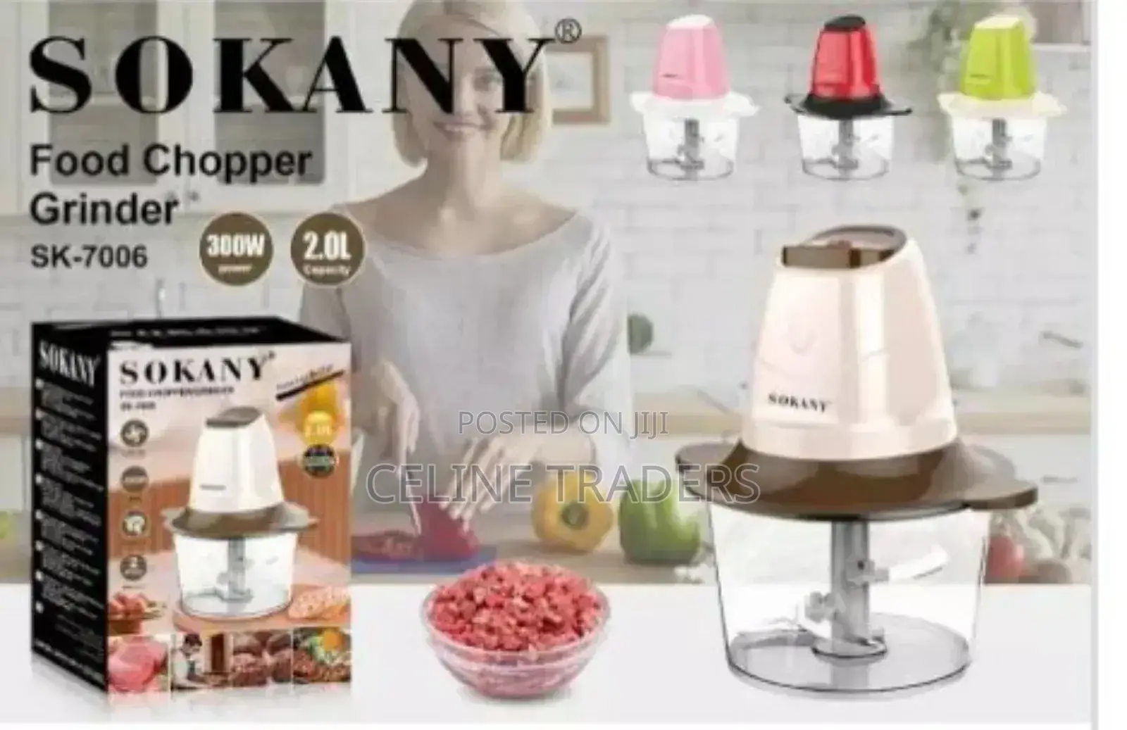 Sokany Mini Wonder Food Chopper, Model Sk-7006.