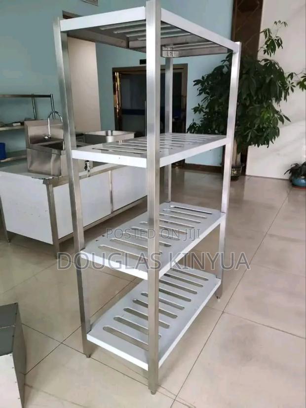 Stainless Steel Kitchen Rack/Drying Rack: - main view
