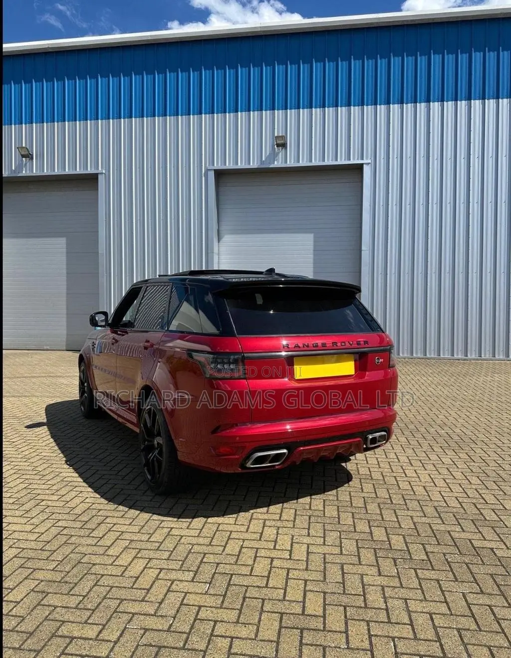 Land Rover Range Rover Sport SVR 2019 Red