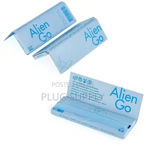 Alien Go 1 1/4 Size Blue Rolling Papers