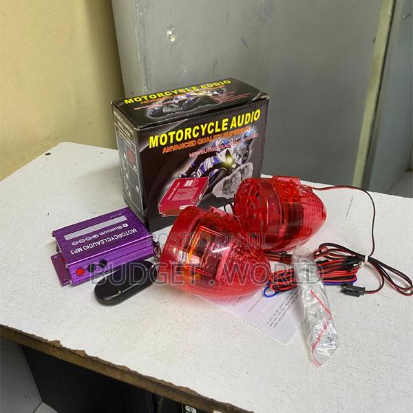 Advanced Motorcycle Audio Security System - main view