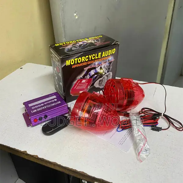 Advanced Motorcycle Audio Security System