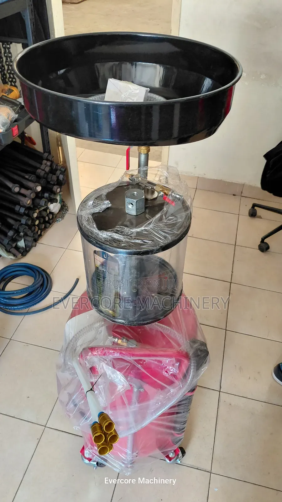 Pneumatic 80l Oil Drainer Machine 