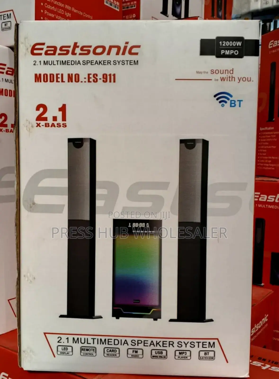 Eastsonic Es-911 2.1-Bass Multimedia Speaker System.