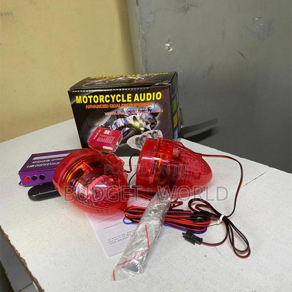 Modern Motorcycle Safety Audio System