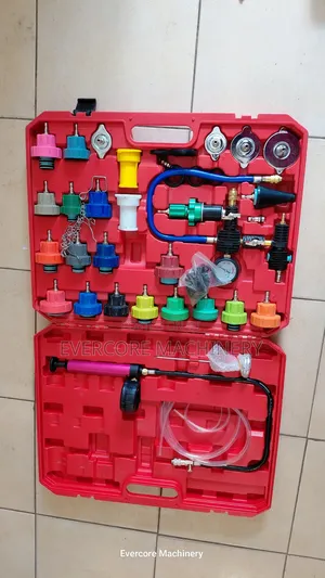 Heavy Duty Car Radiator Pressure Tester Kit Full Set.