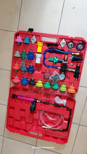 Heavy Duty Car Radiator Pressure Tester Kit Full Set.