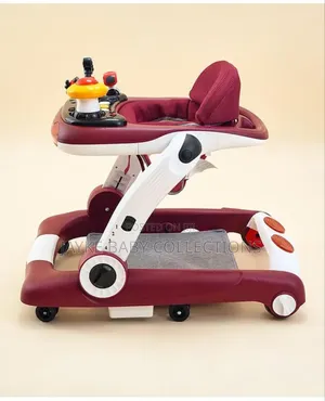 3-in-1 Height Adjustable Baby Walker With Anti-Rollover