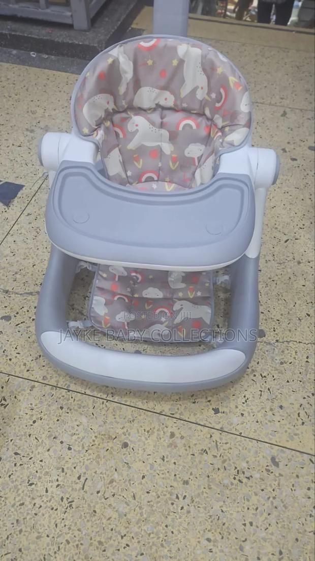3-in-1 Height Adjustable Baby Walker With Anti-Rollover - thumbnail 6
