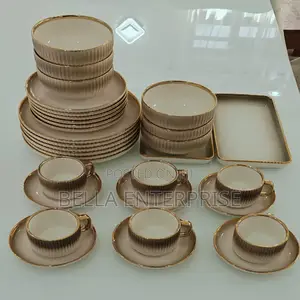 Elegant European Porcelain Dinner Set 32pcs