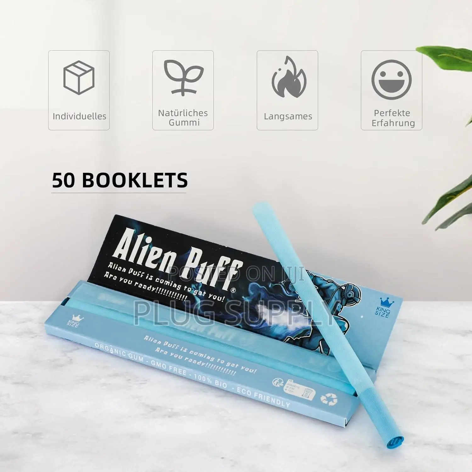 Alien Puff Kingsize Blue Rolling Papers