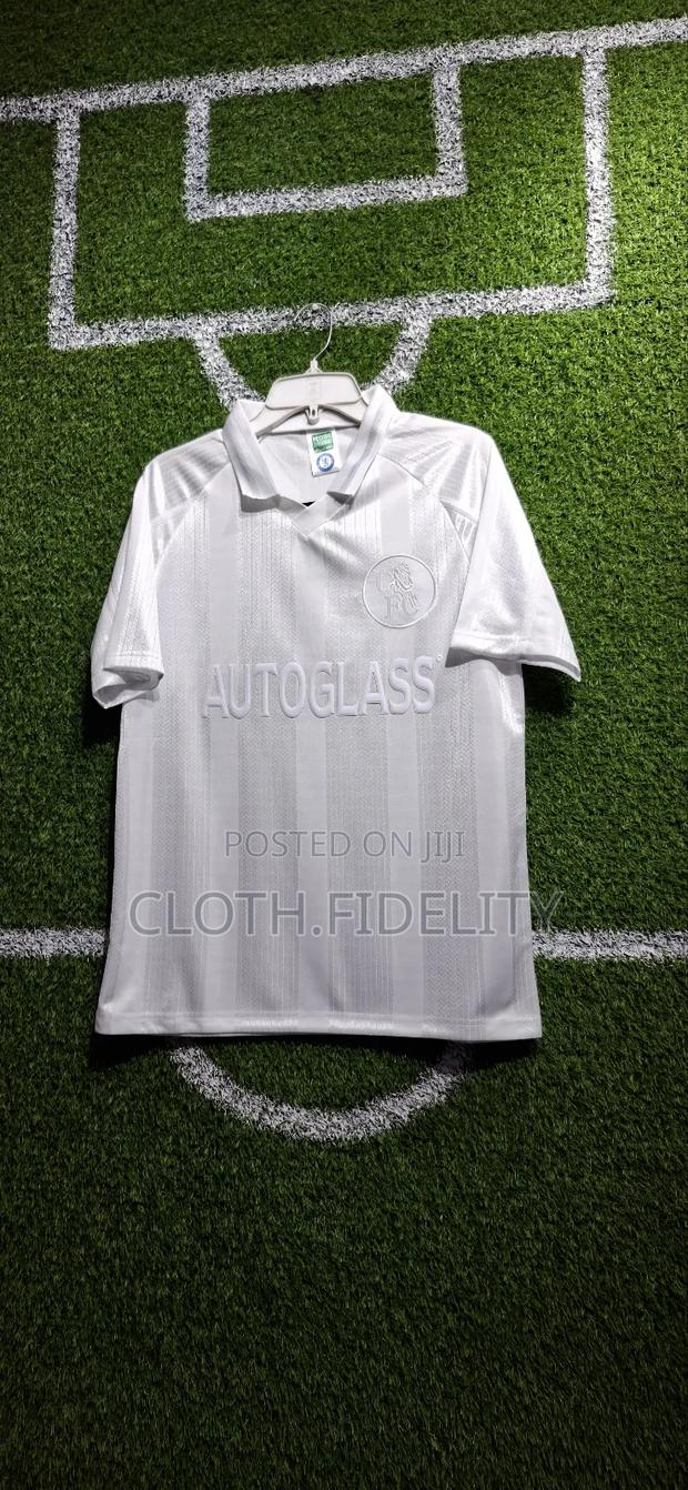 Chelsea Autoglass Limited Edition All White Retro Kit. - main view