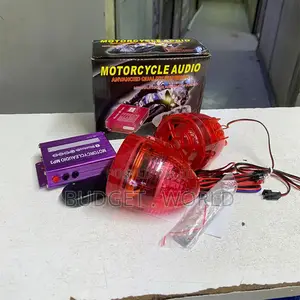 Modern Motorbike Security Audio System