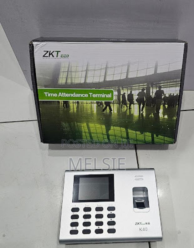 K40 Time Attendance Terminal Support Of The System During Power Loss - main view