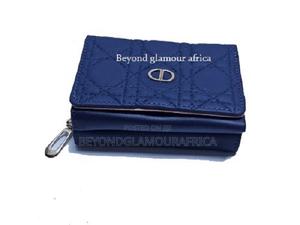Women's Navy Blue Leather Wallet - thumbnail 2
