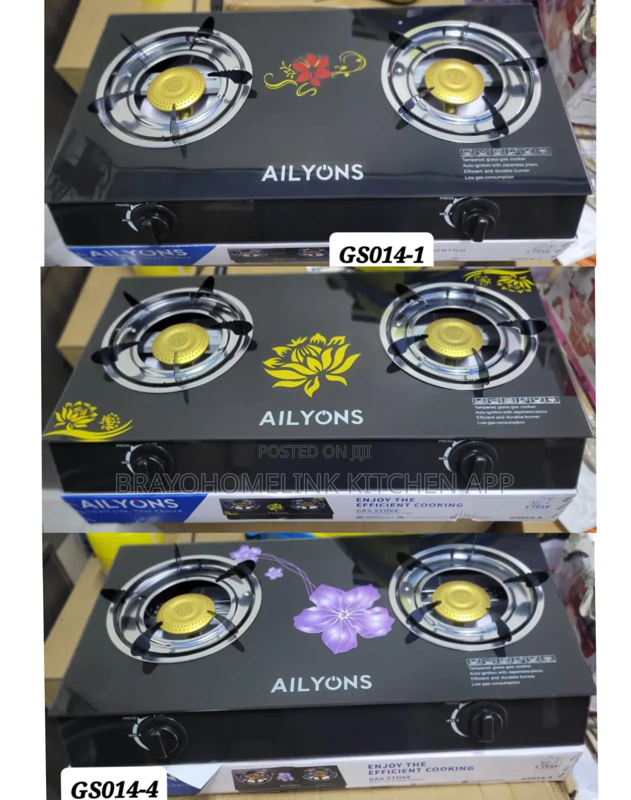 Ailyons 2 Burner Glass Top Cooker