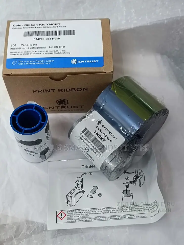 Entrust Datacard Ymckt Colour Ribbon 500prints- Brand New at Discount