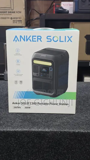 Anker Solix C300 Portable Power Station – 288wh | 300w