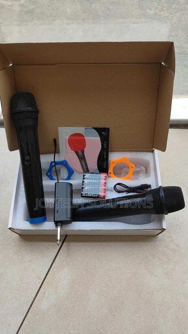 Universal Wireless Microphones With Rechargeable Receiver - thumbnail 2